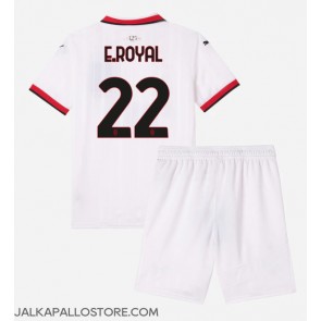 AC Milan Emerson Royal #22 Vieraspaita Lapsille 2024-25 Lyhythihainen (+ shortsit)